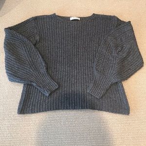 Sea gray wool sweater